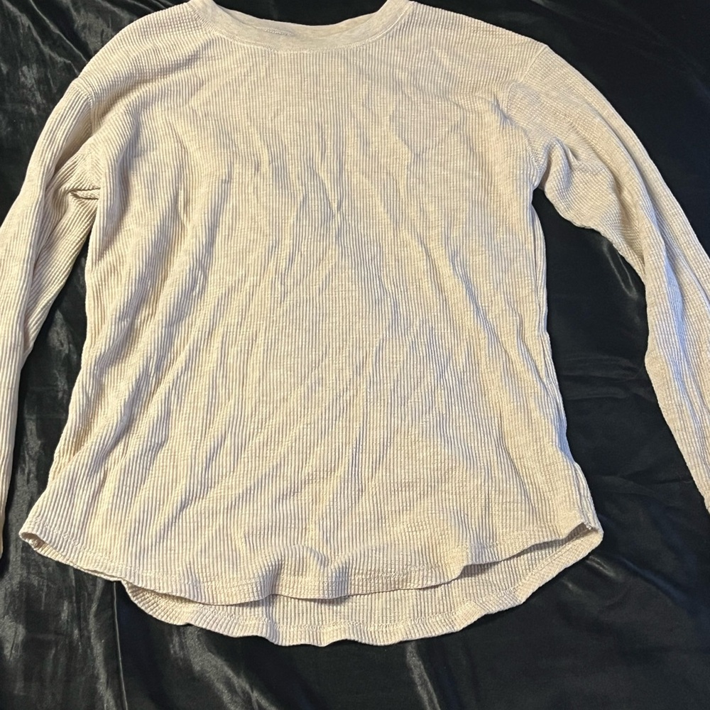 No Boundaries Cream Long Sleeve Tee